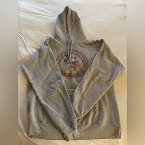 Disney Mickey Mouse hoodie || Gray || Adult Medium